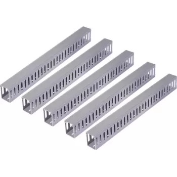 Sygonix SY-6801170 Γκρι κανάλι καλωδίων PVC 40x40mm 2m