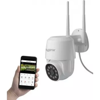 Sygonix PTZ WLAN SY-4760960 IP κάμερα Full HD περιστρεφόμενη/κλίσης με νυχτερινή όραση και αμφίδρομο ήχο