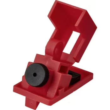 Sygonix SY-6872680 Διάταξη ασφάλισης διακόπτη προστασίας γραμμής κόκκινο ακροδέκτες για διακόπτες MCB πλάτος έως 28,9 mm