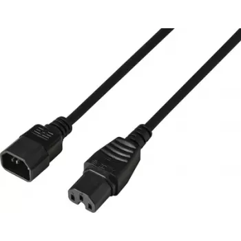 Sygonix SY-7154268 Καλώδιο τροφοδοσίας CEE 7/7 σε IEC C13 3 m μαύρο