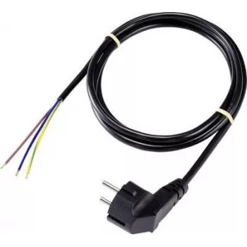 Sygonix SY-5043478 Καλώδιο τροφοδοσίας CEE 7/7 σε IEC C13 2 m Μαύρο