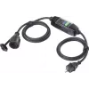 Sygonix SY-6052178 PRCD φορητό καλώδιο επέκτασης με προστασία διαρροής ρεύματος 230 V/AC 3 m Μαύρο IP44