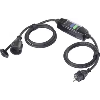 Sygonix SY-6052178 PRCD φορητό καλώδιο επέκτασης με προστασία διαρροής ρεύματος 230 V/AC 3 m Μαύρο IP44