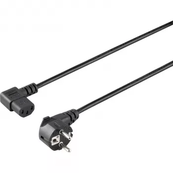 Sygonix SY-5042718 Καλώδιο σύνδεσης συσκευής CEE 7/7 σε IEC C13, 1,5 m, Μαύρο