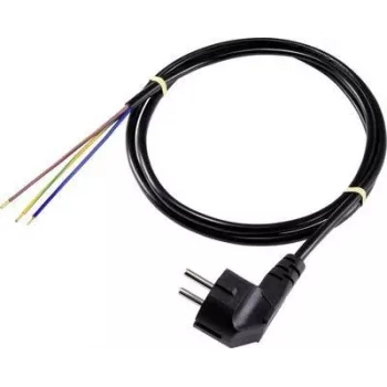 Sygonix SY-5043466 Καλώδιο τροφοδοσίας CEE 7/7 σε IEC C13 5m Μαύρο