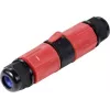 Sygonix SY-6748350 Σύνδεσμος καλωδίου 3πολικός αδιάβροχος με κλέμες, IP68, 450 V, 24 A, Μαύρο