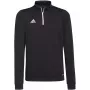 adidas Entrada 22 αθλητικό τοπ προπόνησης παιδικό φούτερ μαύρο 140cm H57547