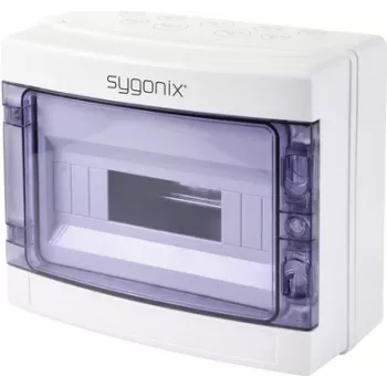 Sygonix SY-5491854 μικρός κατανεμητής επιφανειακής τοποθέτησης, 12 μονάδες, 1 σειρά, λευκό