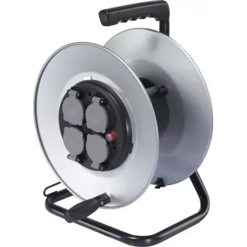 Sygonix SY-6746422 κενό καρούλι καλωδίου 50m μαύρο/μπλε