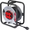 Sygonix SY-10236117 καρούλι καλωδίου μαύρο βύσμα Schuko 25m 4 πρίζες
