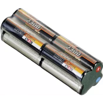 Reely NiMH συστοιχία μπαταρίας 9,6V 2300mAh 8x AA Block με γλωττίδες συγκόλλησης (RE-7853238)