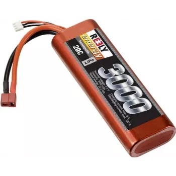 Reely μπαταρία LiPo 7,4V 3000mAh 2S 20C Stick Hardcase T-Plug (RE-7863792)