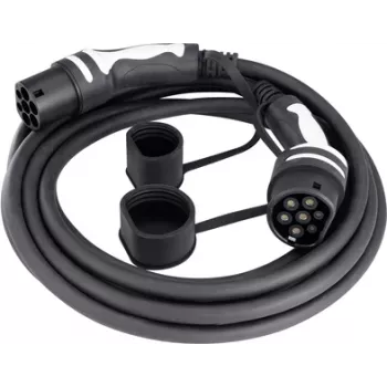 Sygonix SY-5836550 Καλώδιο φόρτισης EV Type 2 5m 22kW 32A 3 φάσεων IP65 Μαύρο