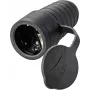 Sygonix SY-5806882 Υποδοχή Schuko Λάστιχο 250 V/AC Μαύρο IP44