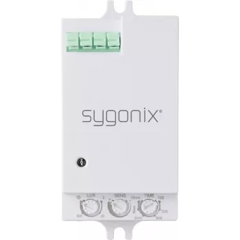 Sygonix SY-6879924 Ανιχνευτής παρουσίας οροφής/τοίχου PIR, 180°/360°, Ρελέ, Λευκό