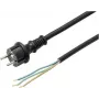 Sygonix SY-6029108 Καλώδιο τροφοδοσίας Schuko σε IEC C13 3m Μαύρο
