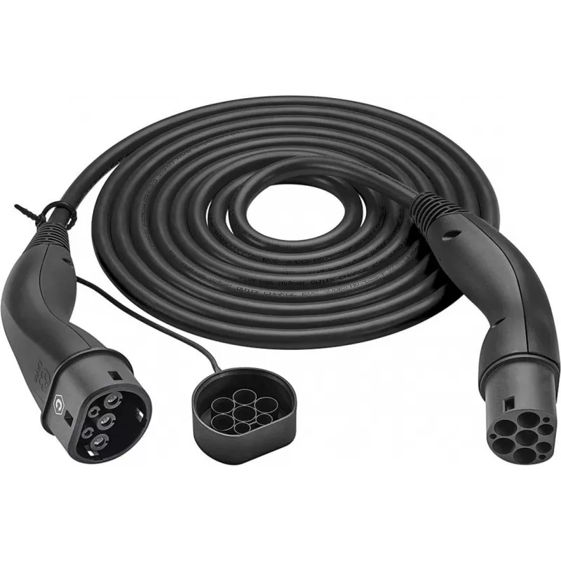 LAPP MOBILITY HELIX® Type 2 Καλώδιο φόρτισης, 7,4 kW, 5 m, Μαύρο 61794