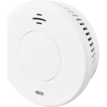 Sygonix SY-6438012 Ασύρματος ανιχνευτής καπνού με μπαταρία 10 ετών, δικτυωμένος, λευκό