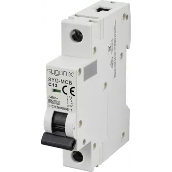 Sygonix SY-6440890 SYG-MCB 1P C13 6kA Μικροαυτόματος διακόπτης 13A 240V AC