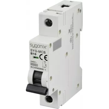 Sygonix SY-6440876 SYG-MCB 1P/B10/6KA Μικροαυτόματος διακόπτης 1-πολικός 10 A 240 V AC