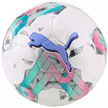 PUMA Orbita 5 Hybrid Lite 350 λευκό-πράσινο-ροζ μπάλα ποδοσφαίρου