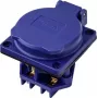 Sygonix SY-6746376 Πρίζα Schuko IP44 μπλε