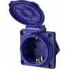 Sygonix SY-6746376 Πρίζα Schuko IP44 μπλε