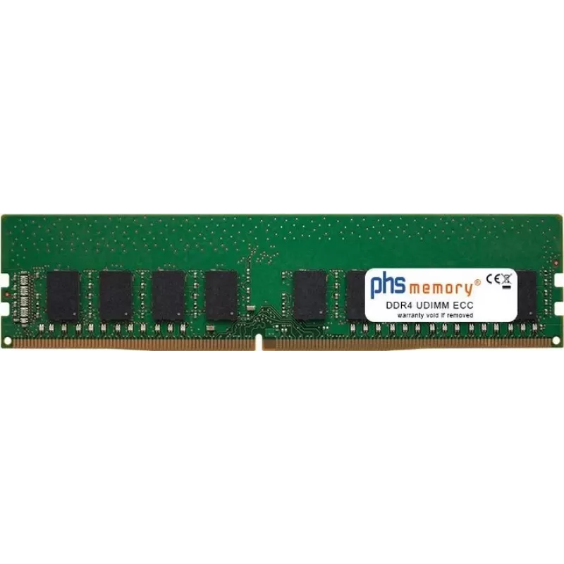 PHS-memory 16GB DDR4 ECC UDIMM 2400MHz PC4-2400T-E για Axiomtek NA362R (SP366517)