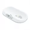 Beurer BY90 έξυπνη ζυγαριά μωρού με Bluetooth, χωρητικότητα 20 kg, ακρίβεια 5 g, κυρτή επιφάνεια ζύγισης, οθόνη LCD, λευκό