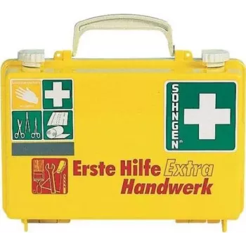 SÖHNGEN κουτί πρώτων βοηθειών EXTRA HANDW DIN 13157 επιτοίχιο θήκη ABS πορτοκαλί O320125