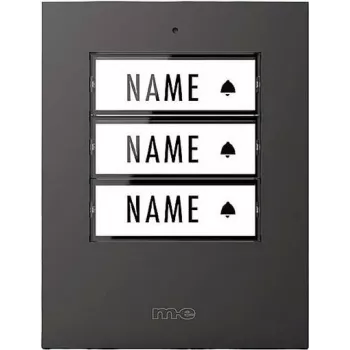 M-E Modern-Electronics 41307 Φωτιζόμενος Πομπός Ασύρματου Κουδουνιού Πόρτας με Πινακίδα Ονόματος