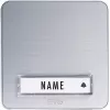 M-E MODERN-ELECTRONICS KTA-1 A/S Εντοιχιζόμενο κουμπί κουδουνιού, 1 κουμπί, ανοξείδωτο ατσάλι, ασημί, 12 V/1 A, φωτισμός LED, IP44