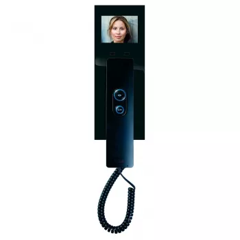M-E MODERN-ELECTRONICS VDV 505 SS Εσωτερικός σταθμός βίντεο με ακουστικό, Μαύρο
