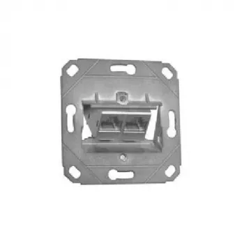 METZ CONNECT BTR E-DAT modul 8/8(8) UP0 Πρίζα σύνδεσης εντοιχιζόμενη, Cat.6, 2x RJ-45, θωρακισμένη, προστασία σκόνης 1309121200-E-90