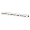METZ CONNECT 130856-E-90 Patch Panel 24 θυρών Cat.6A θωρακισμένο, 1U, Λευκό