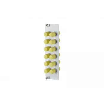 METZ BTR 15024A0112-E OpDAT REGpro 12xST SM/MM Κεραμικό γκρι μπροστινό πάνελ 3U/7HP