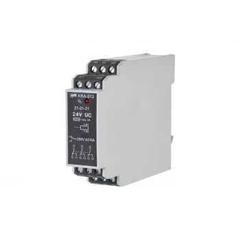 METZ CONNECT KRA-S12/21-21-21 Ρελέ σύζευξης, πηνίο 24 V AC, 3 επαφές αλλαγής, Λευκό 11060913