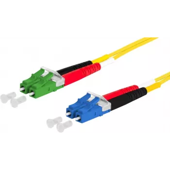 METZ CONNECT OpDAT 151P1JOJA20E Καλώδιο Patch LC-Duplex σε LC-Duplex APC OS2, 2 m