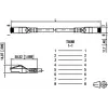 METZ BTR NETCOM 1308451500-E Καλώδιο δικτύου Cat6a S/FTP (S-STP) 1,5m μαύρο