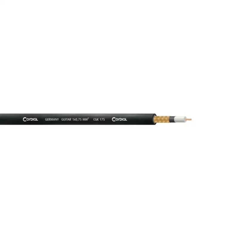 Cordial 11218 Καλώδιο ήχου μονοφωνικό jack 6,3mm 3m Μαύρο PVC