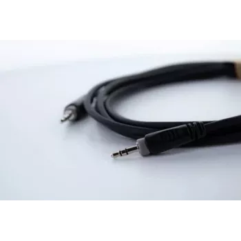 Cordial 14829 Καλώδιο ήχου 3,5mm jack, 1,5m, Μαύρο, περίβλημα PVC, Twisted Pair