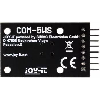 JOY-IT COM-5WS Μονάδα αναλογικού joystick με διακόπτη πίεσης