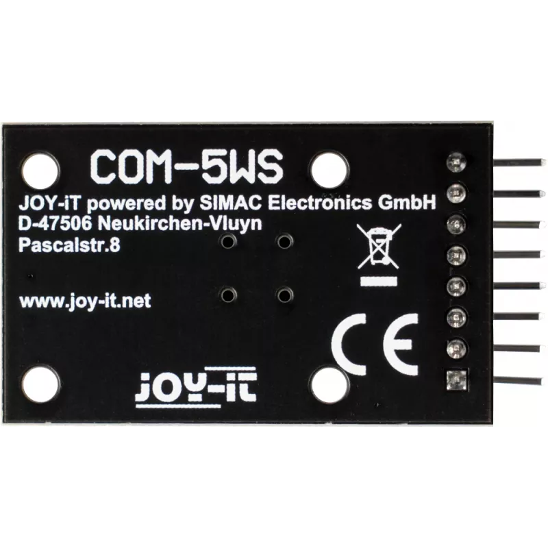 JOY-IT COM-5WS Μονάδα αναλογικού joystick με διακόπτη πίεσης