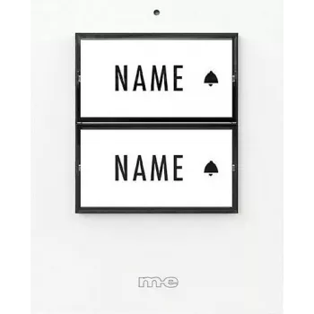 M-E MODERN-ELECTRONICS 41357 φωτιζόμενος Ασύρματος Πομπός Κουδουνιού Πόρτας με πινακίδα ονόματος