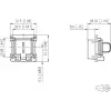 METZ CONNECT 1309413003-E Κιτ Συναρμολόγησης για Μονάδες C6Amodul RJ45 Keystone