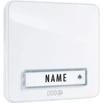 M-E MODERN-ELECTRONICS KTA-1 W Μπουτόν κουδουνιού, Εξωτερικό, Λευκό