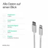 Flexline USB-C σε Lightning PD Καλώδιο φόρτισης 2m Λευκό FL31-13053