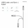 Flexline USB-C σε Lightning PD Καλώδιο φόρτισης 2m Λευκό FL31-13053