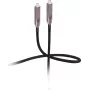 Flexline USB-C Υβριδικό καλώδιο 3.2 Gen 2 8K 10Gbps 60W TPU 15m FL31-44081