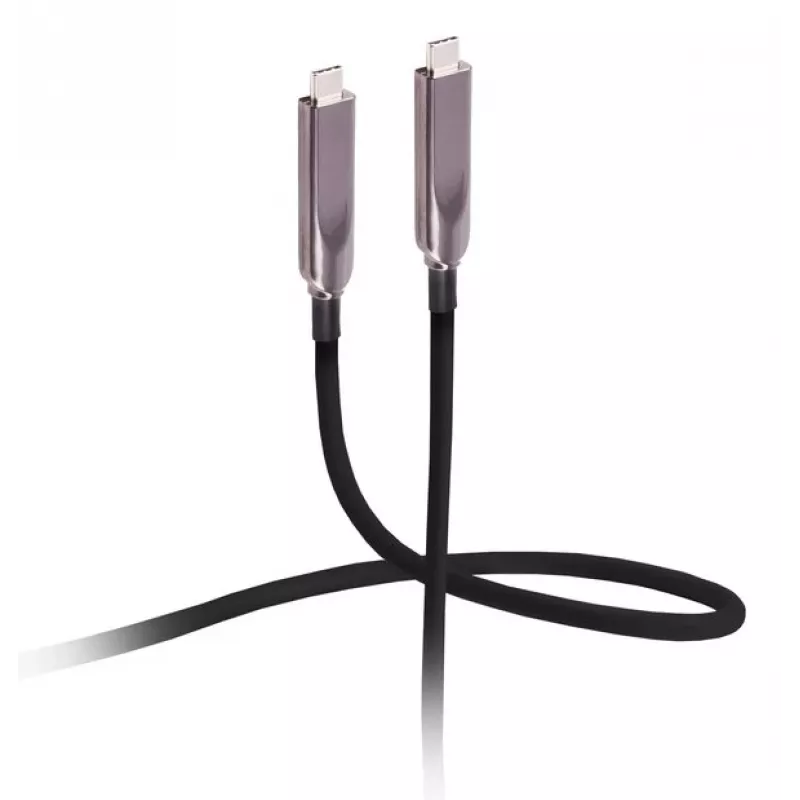 Flexline USB-C Υβριδικό καλώδιο 3.2 Gen 2 8K 10Gbps 60W TPU 15m FL31-44081